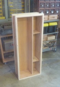 The crate base assembled and yearning for a companionable lid.