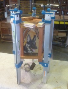Finally, the thing in glue up.