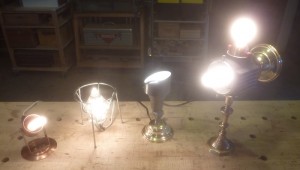 This week's lamp creations proudly lit for their graduation portrait.