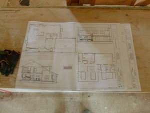 The plan for upstairs and downstairs.