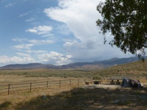 clouds with tent