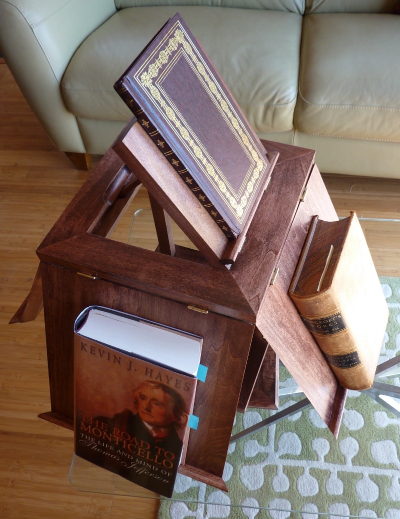 Thomas Jefferson's Revolving Bookstand thumbnail 3